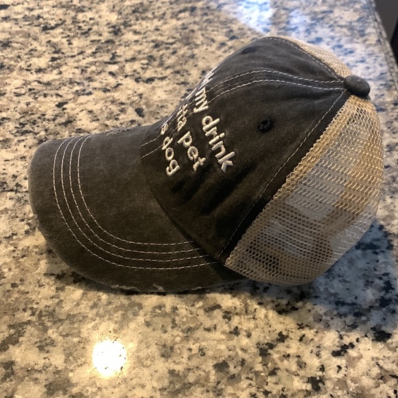 Hold my drink, I gotta pet this dog hat! Brand New! - Picture 6 of 7